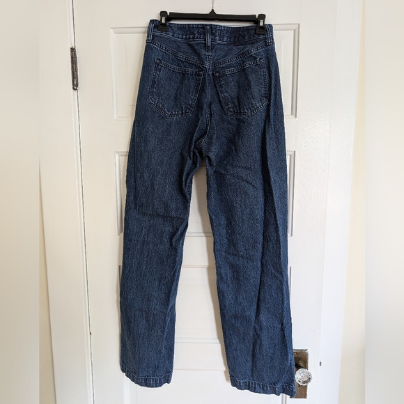 Abercrombie & Fitch Curve Love High Rise Loose Jean - Size 27 Long / 4L - Picture 3 of 6